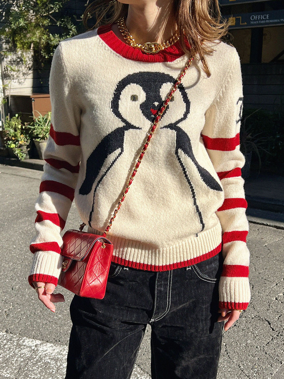 00s BURTON BOARDS アクリル ウール ニット セーター 60s Brentwood ノルディック柄 シェットランドウール×アクリル