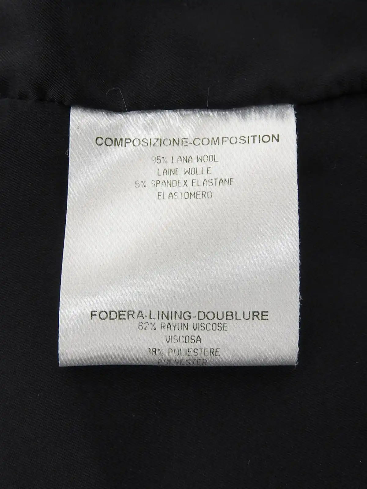 Logo Button Jacket in Black