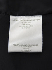 Logo Button Jacket in Black