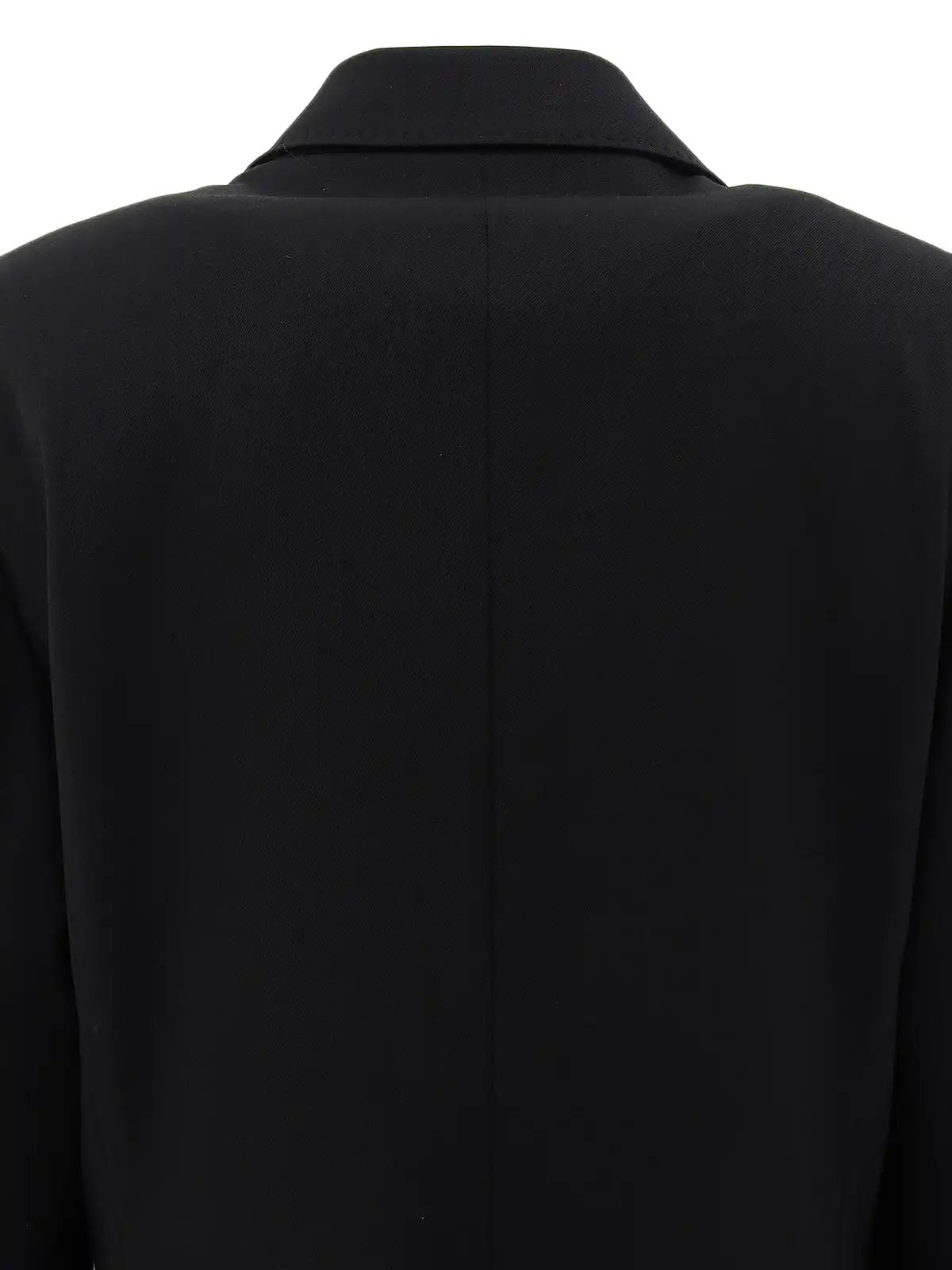 Logo Button Jacket in Black