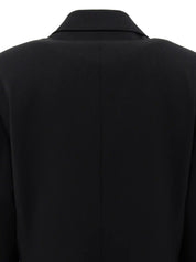 Logo Button Jacket in Black