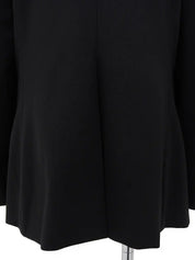 Logo Button Jacket in Black