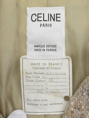 Macadam Button Tweed Set in Beige