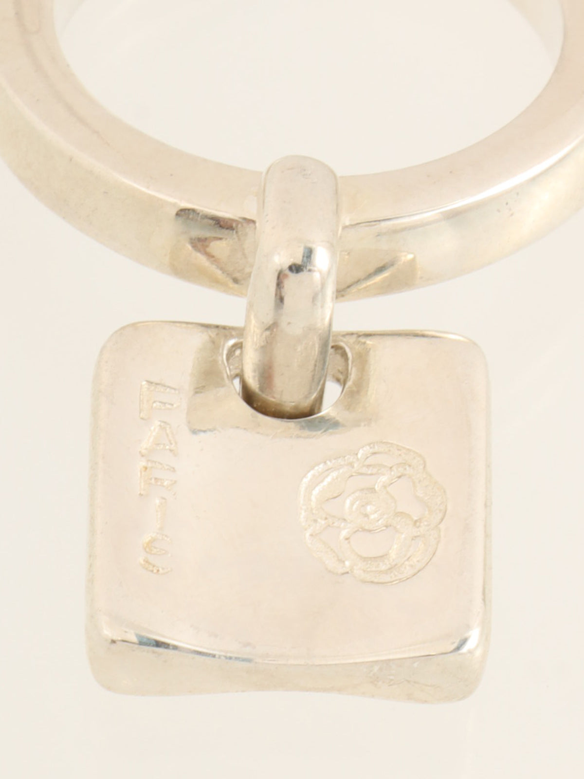 925银山茶花四叶草吊坠