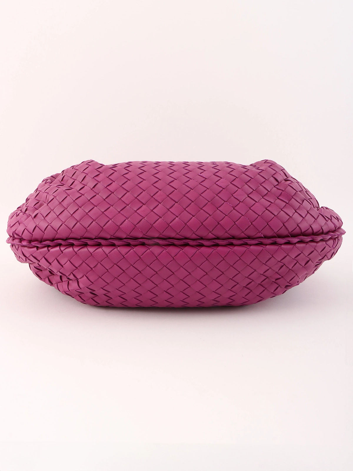 Purple Intrecciato Hobo Bag