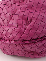 Purple Intrecciato Hobo Bag