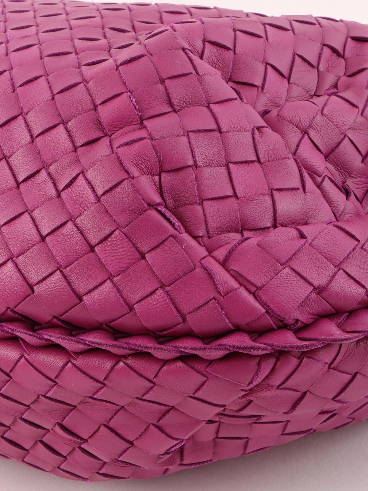Purple Intrecciato Hobo Bag