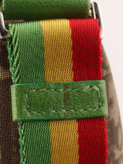 Rasta Trotter Pattern Shoulder Bag Brown/Multi