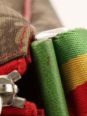 Rasta Trotter Pattern Shoulder Bag Brown/Multi