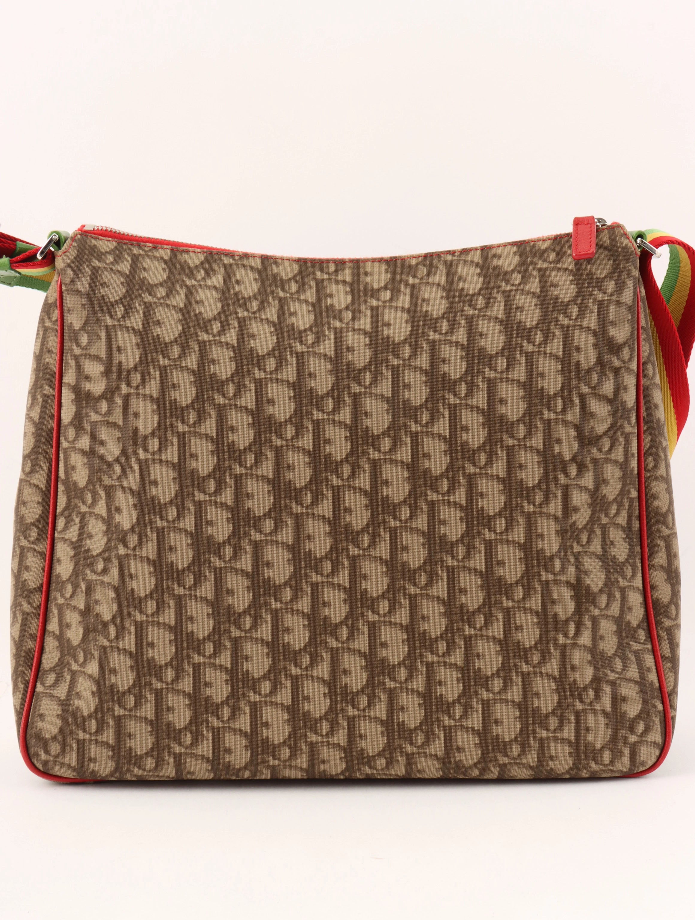 Rasta Trotter Pattern Shoulder Bag Brown/Multi