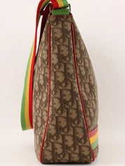 Rasta Trotter Pattern Shoulder Bag Brown/Multi