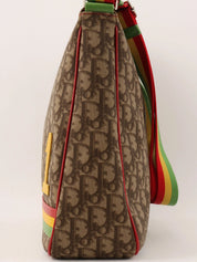 Rasta Trotter Pattern Shoulder Bag Brown/Multi