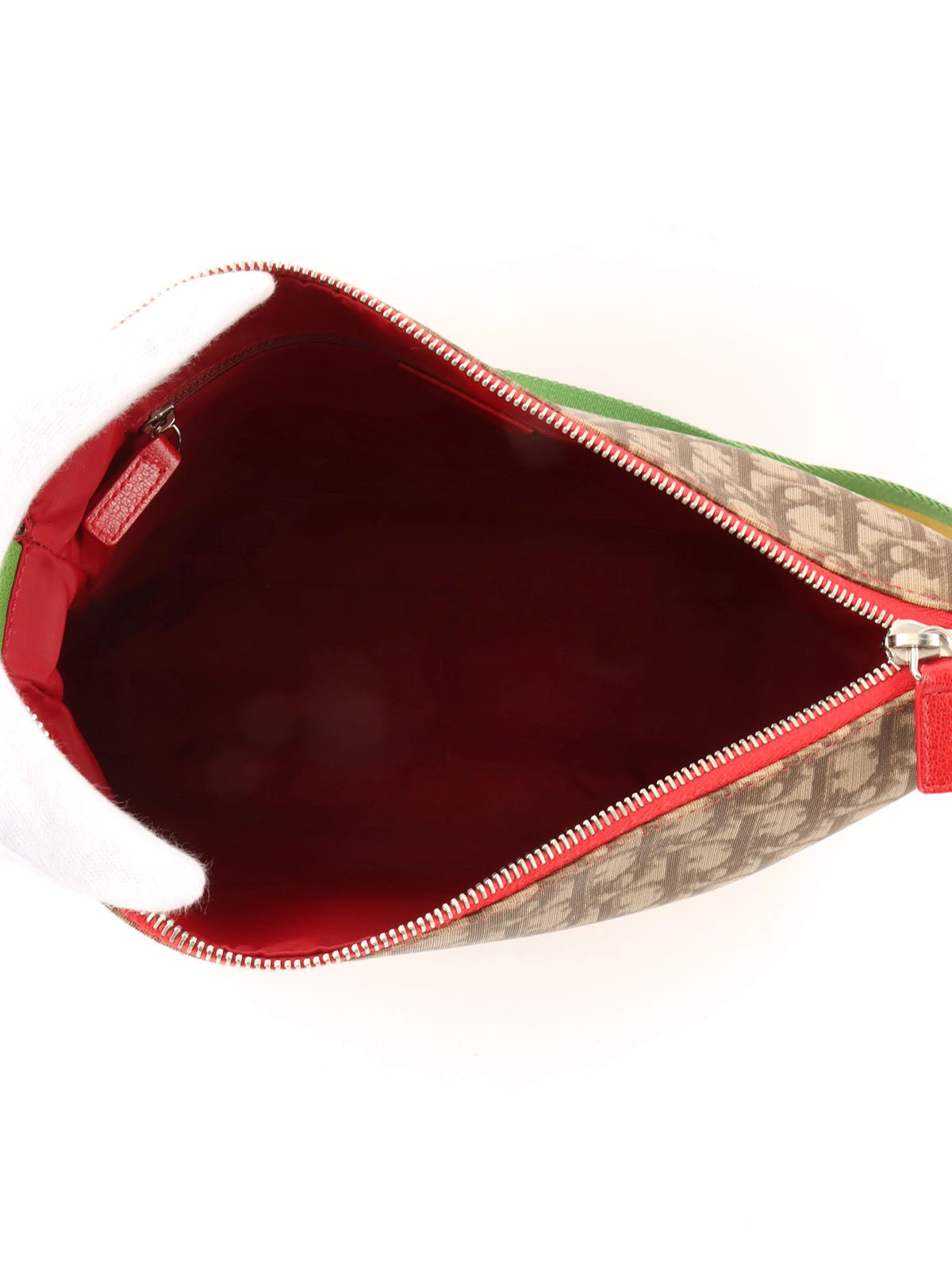 Rasta Trotter Pattern Shoulder Bag Brown/Multi