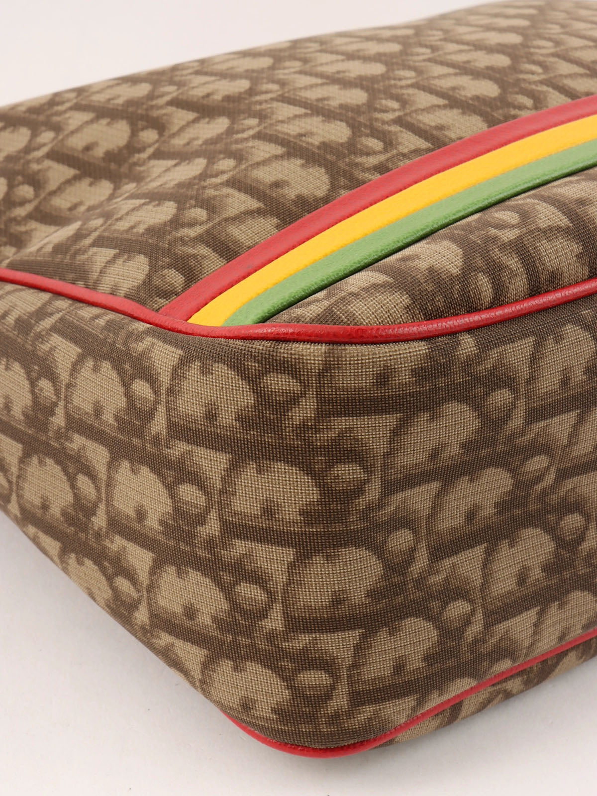 Rasta Trotter Pattern Shoulder Bag Brown/Multi