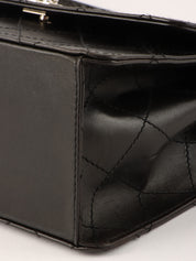 1998 Matelasse Stitch CC 旋锁单肩包(黑色)