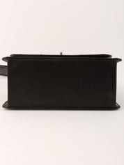 1998 Matelasse Stitch CC 旋锁单肩包(黑色)