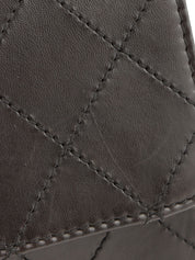 1998 Matelasse Stitch CC 旋锁单肩包(黑色)