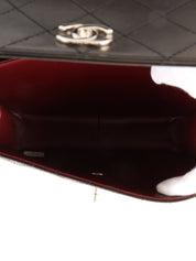 1998 Matelasse Stitch CC 旋锁单肩包(黑色)