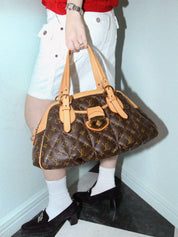2008 帆布 Monogram Etoile Bowling Brown