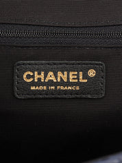 2014 Bicolor CC Mark Chain Shoulder Bag Navy/Black