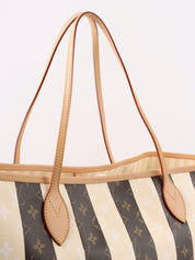 2011 Monogram Rayeur Neverfull XL Canvas Bag in Brown/Beige