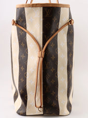 2011 Monogram Rayeur Neverfull XL Canvas Bag in Brown/Beige