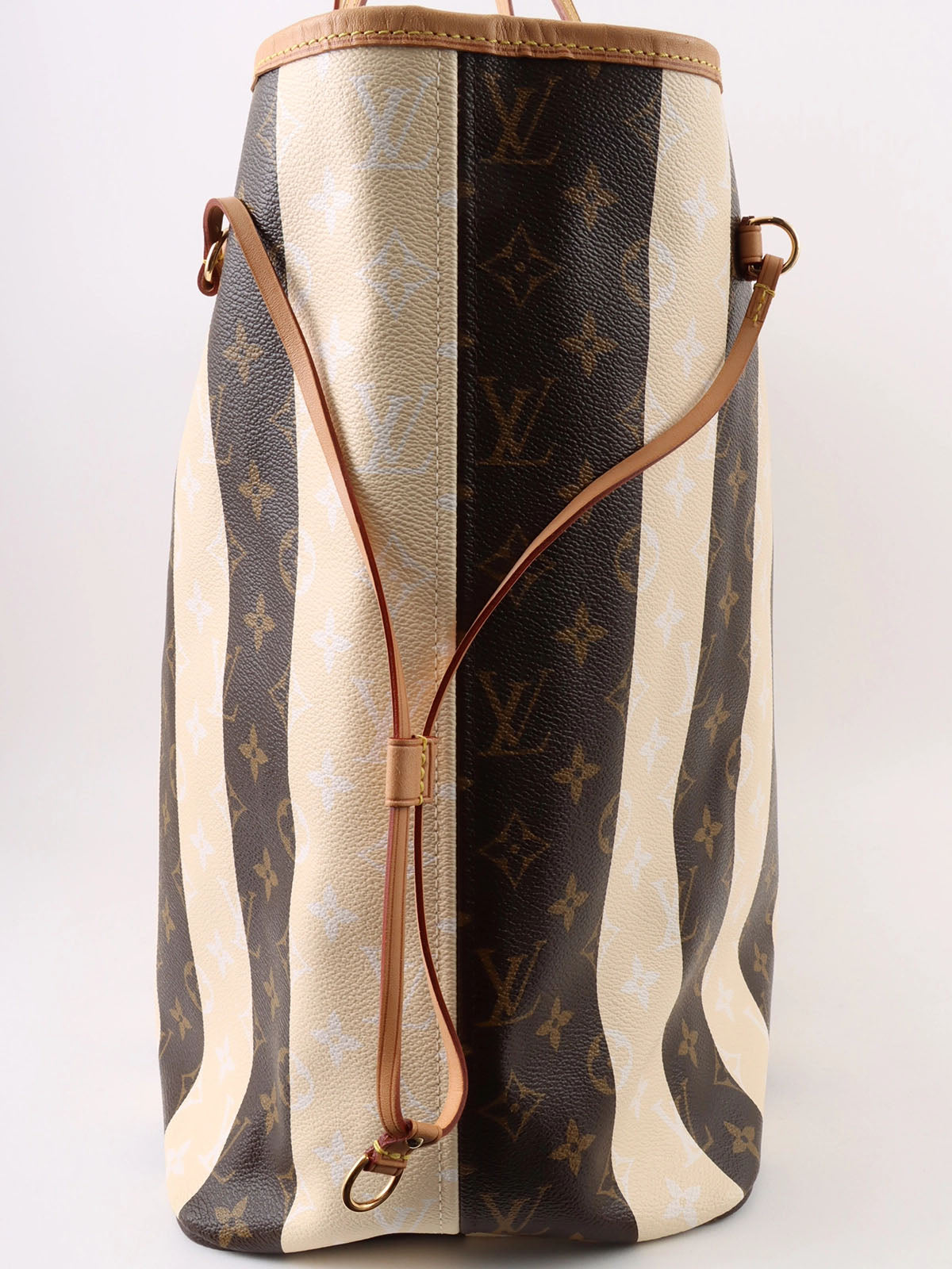 2011 Monogram Rayeur Neverfull XL Canvas Bag in Brown/Beige