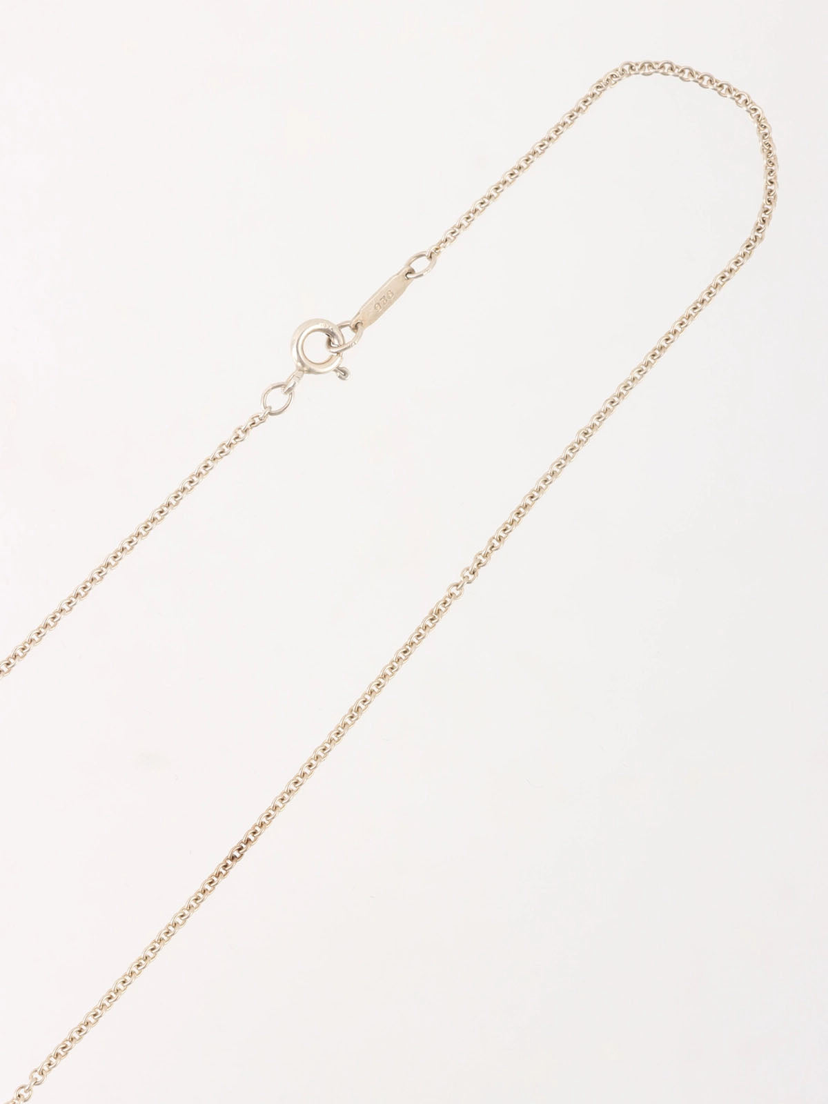 18K925 Twisted Heart Necklace in Silver/Gold
