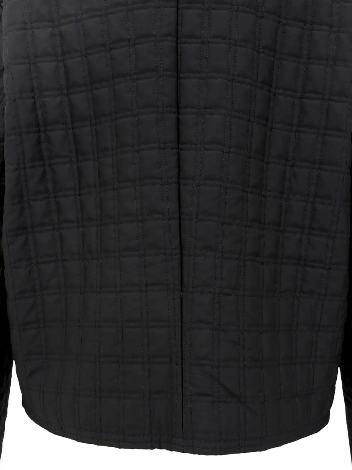 Nylon Medusa Zip-Up Jacket in Black