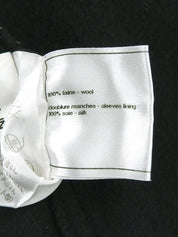 2009 羊毛 4CC 马克纽扣大衣,炭灰色