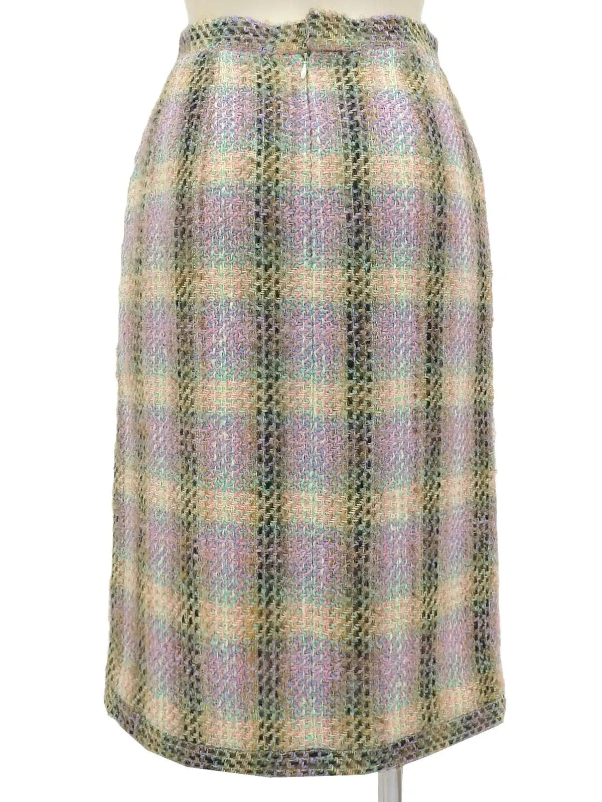 Tweed CC Mark 纽扣套装多色