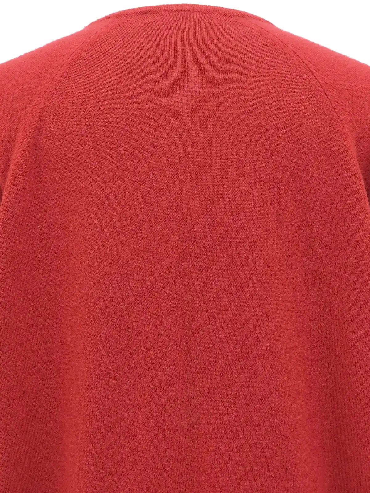 Logo Emblem Embroidered Knitwear Red