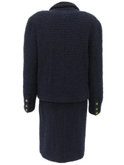 1993 Tweed CC Mark 纽扣套装,海军蓝