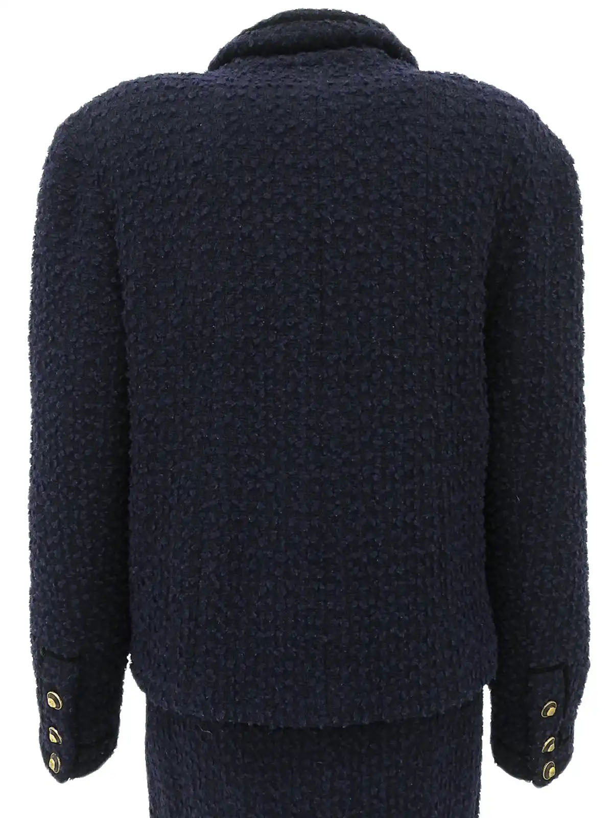 1993 Tweed CC Mark 纽扣套装,海军蓝