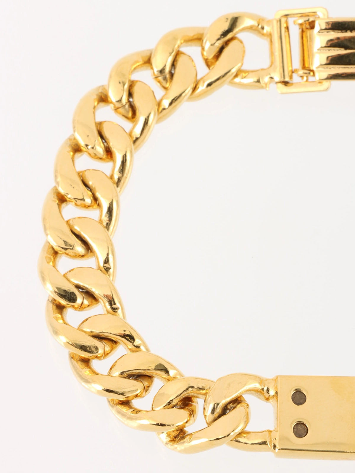 金色徽标牌链式手链