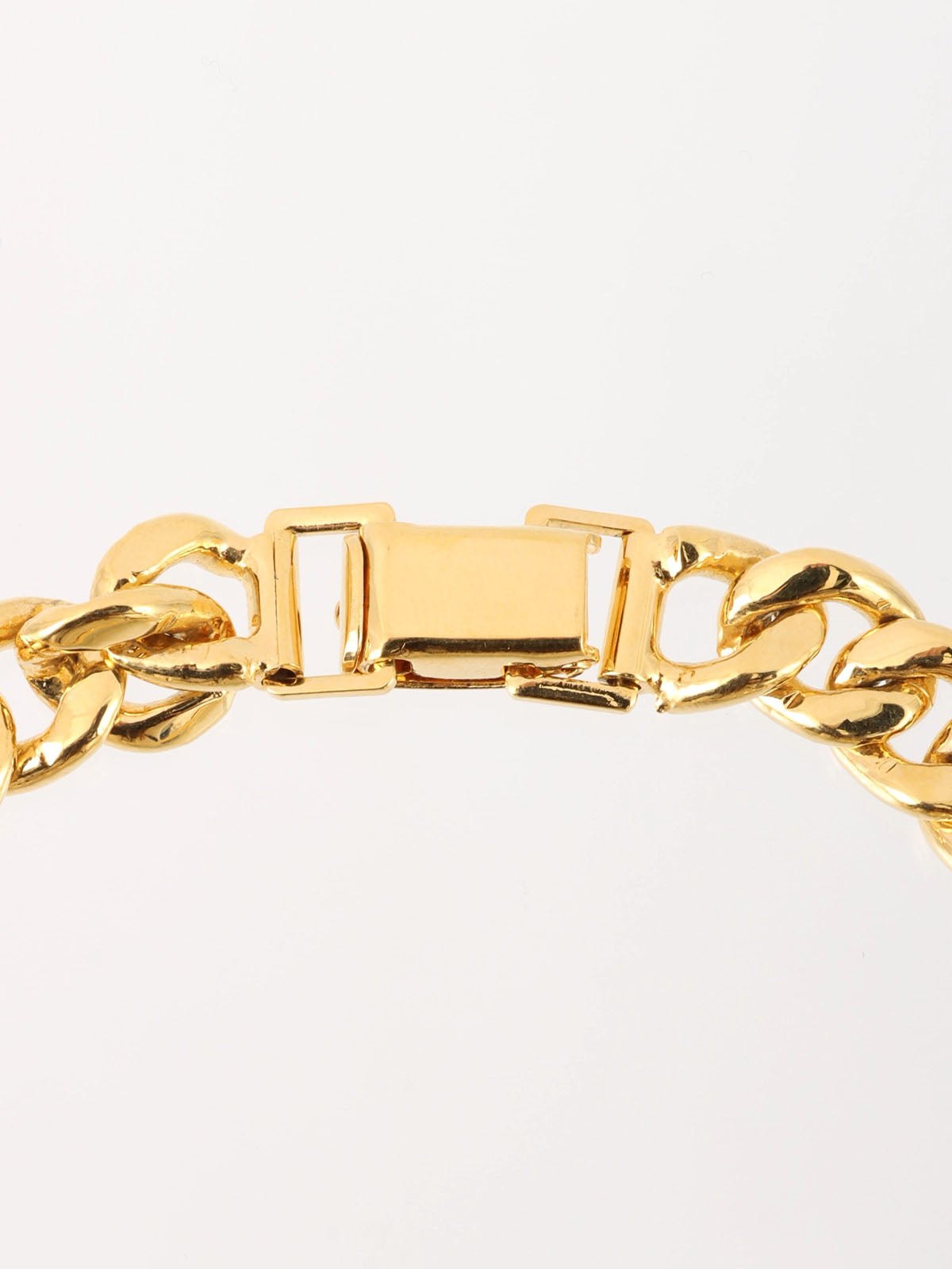 金色徽标牌链式手链