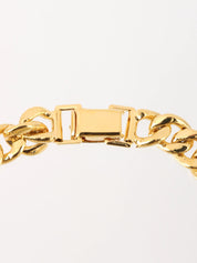 金色徽标牌链式手链