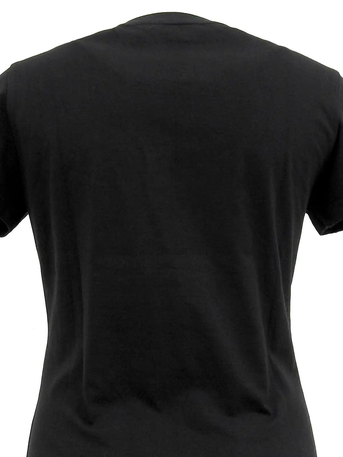 Logo Rainbow Print Half Sleeve Top in Black/Multi