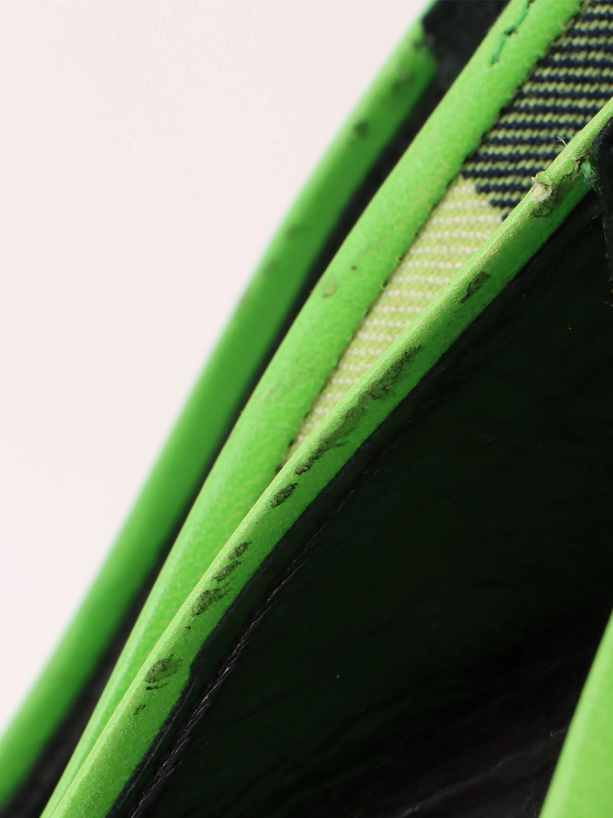 Check pattern logo plate pumps in green/white/navy