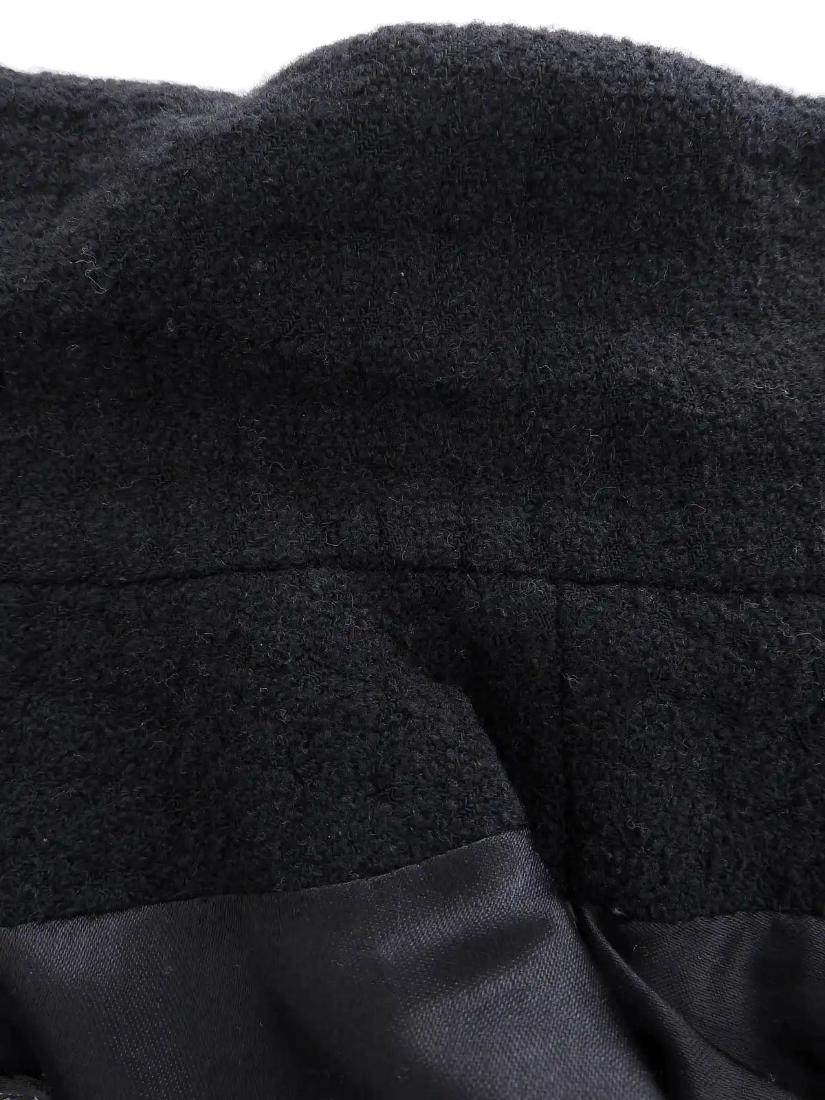 Medusa Button Jacket in Black