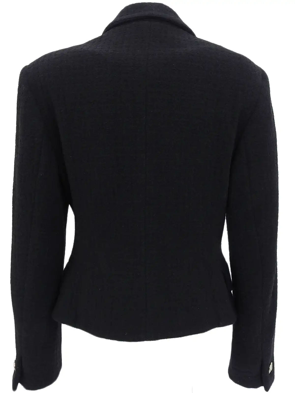 Medusa Button Jacket in Black
