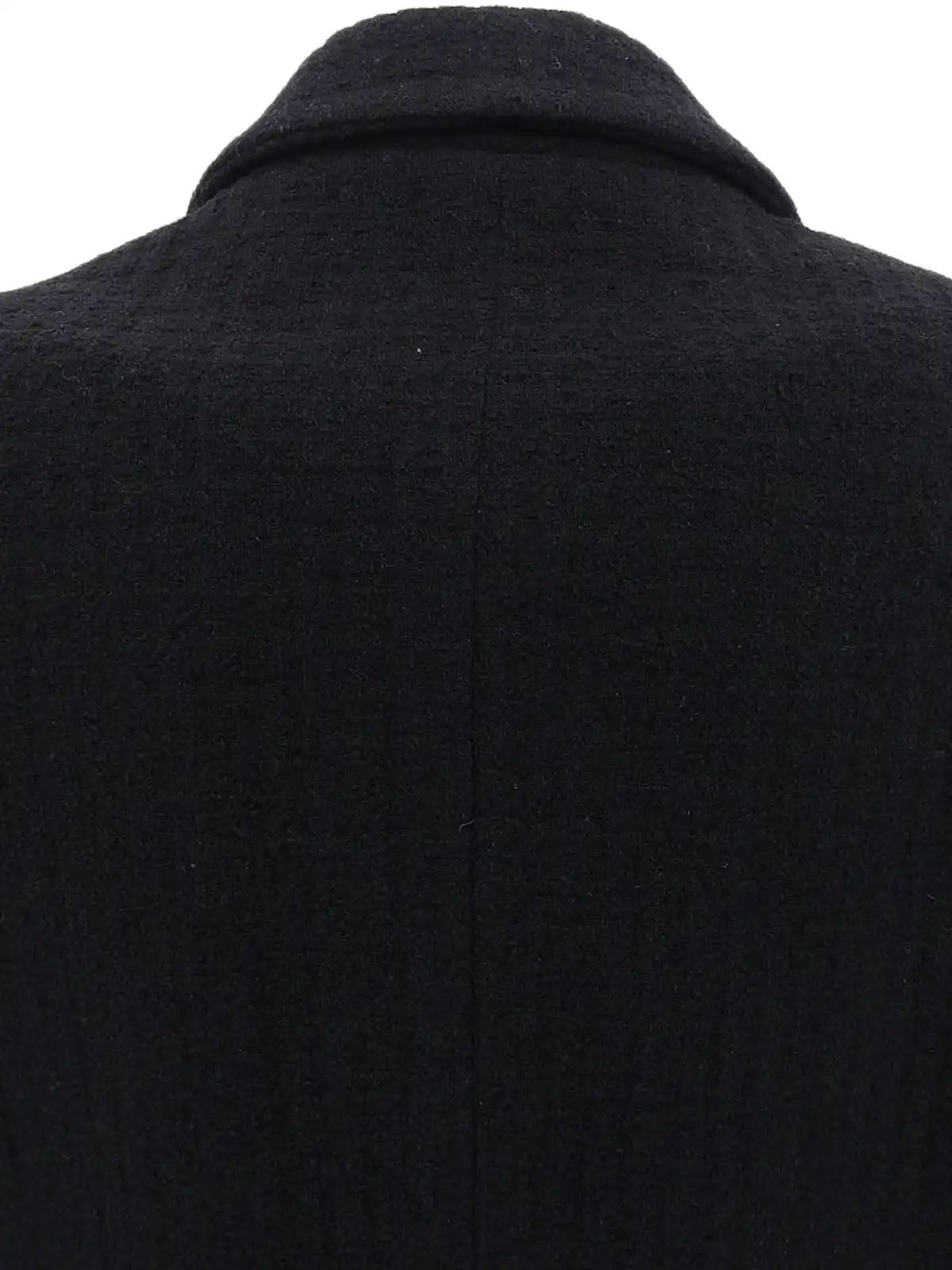 Medusa Button Jacket in Black