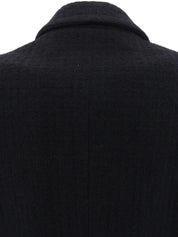 Medusa Button Jacket in Black