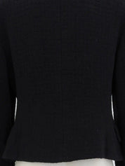 Medusa Button Jacket in Black