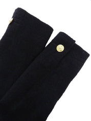 Medusa Button Jacket in Black