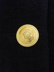 Medusa Button Jacket in Black
