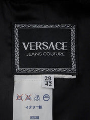 Medusa Button Jacket in Black