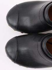 CC Mark Studded Clog Sandals Black