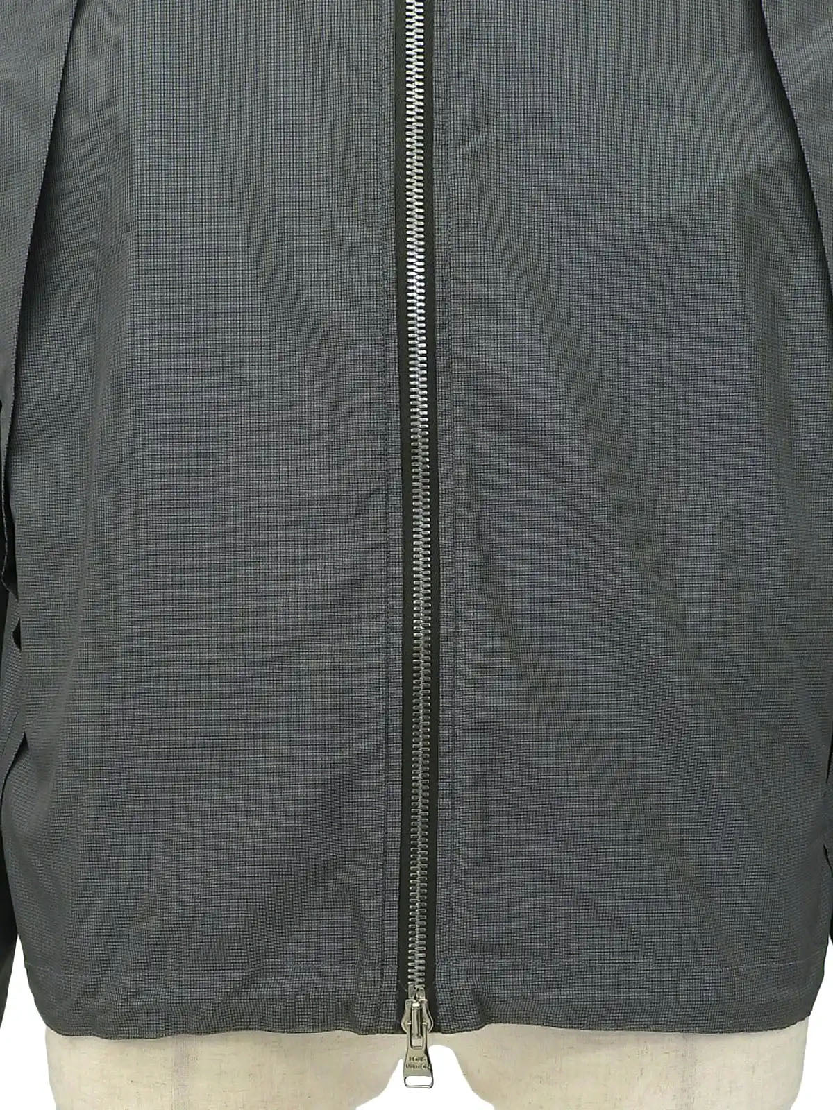 Logo Plate Windbreaker Gray
