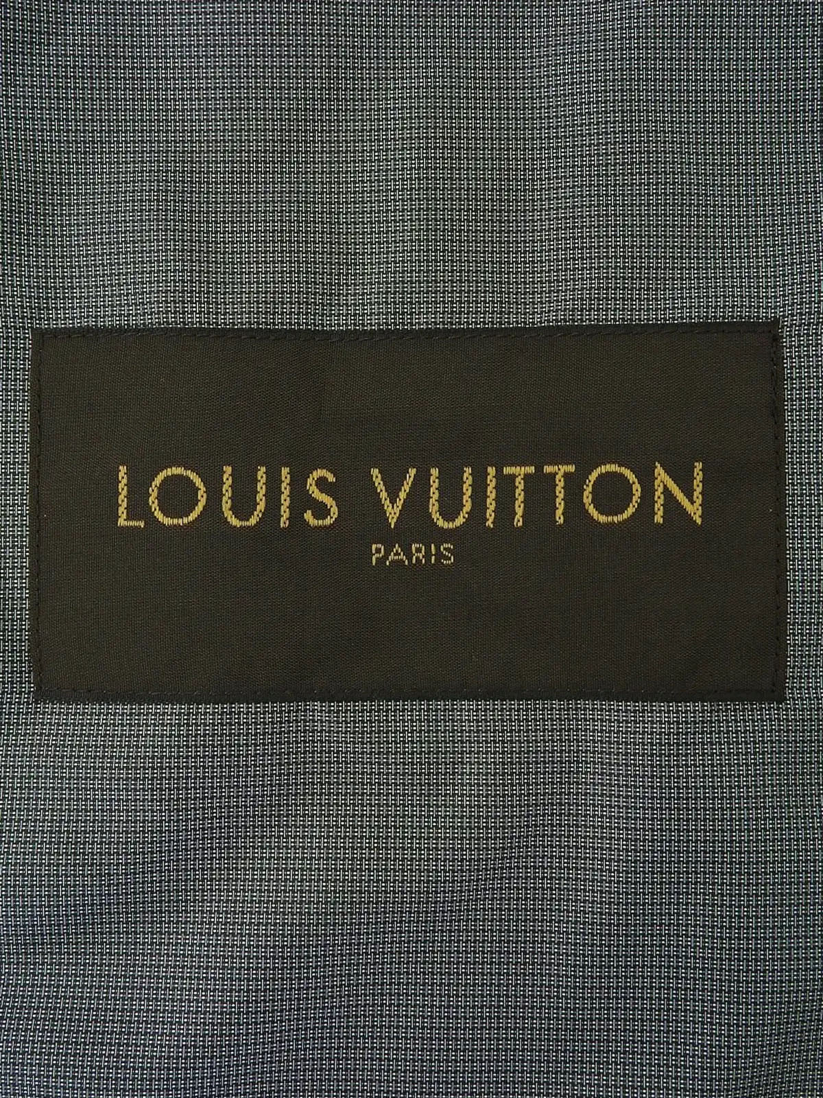 Logo Plate Windbreaker Gray